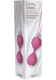 Mae Be Lovely Vibes Laced Textured Soft Touch Love Balls Waterproof Pink